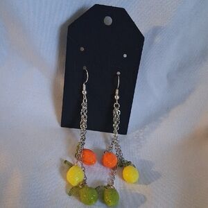 Colorful Fruit Dangle Earrings